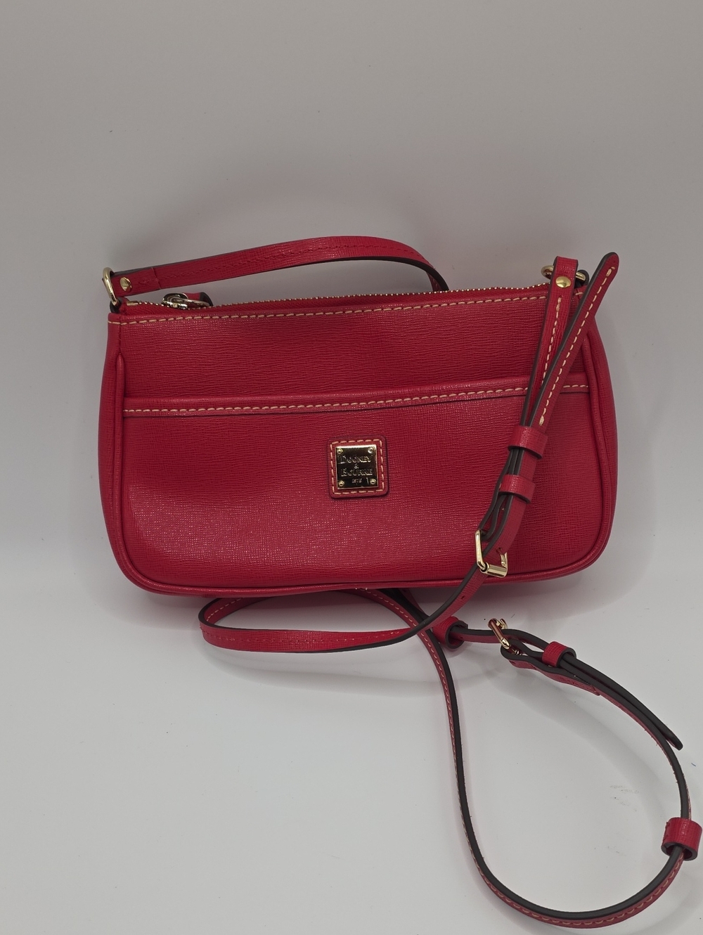 Dooney & Bourke Lola Cherry Red Crossbody with Gold Hardware
